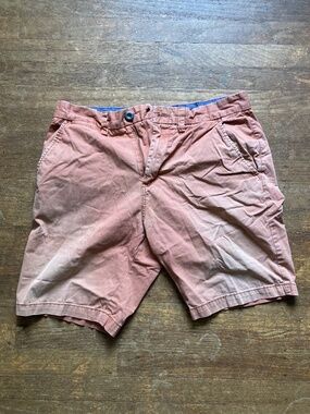 Sun-faded casual shorts.